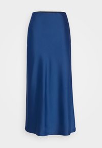 YASPELLA MIDI SKIRT  - sukňa v tvare A - navy peony