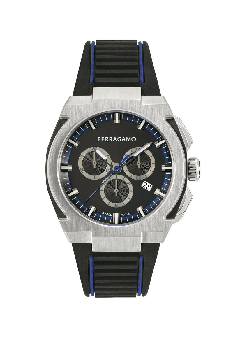 FERRAGAMO - K2-SUPREME  43MM - Chronograph watch - black blue, Enlarge