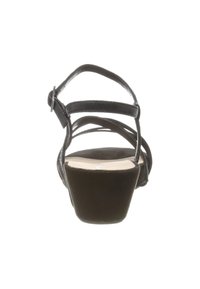 Tamaris Wedge sandals - black metallic