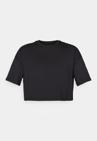 CROPPED SPORTS T-SHIRT - Osnovna majica kratkih rukava - black