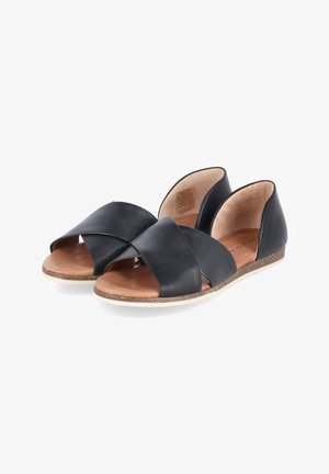 Apple of Eden, APPLE OF EDEN CHIUSI 54 SKY GREEN DAMEN FLACHE SANDALEN - Sandalias - schwarz