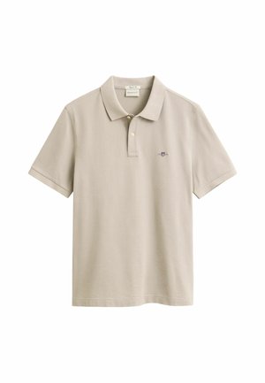 GANT, REG SHIELD SS PIQUE POLO - Polo - clay beige