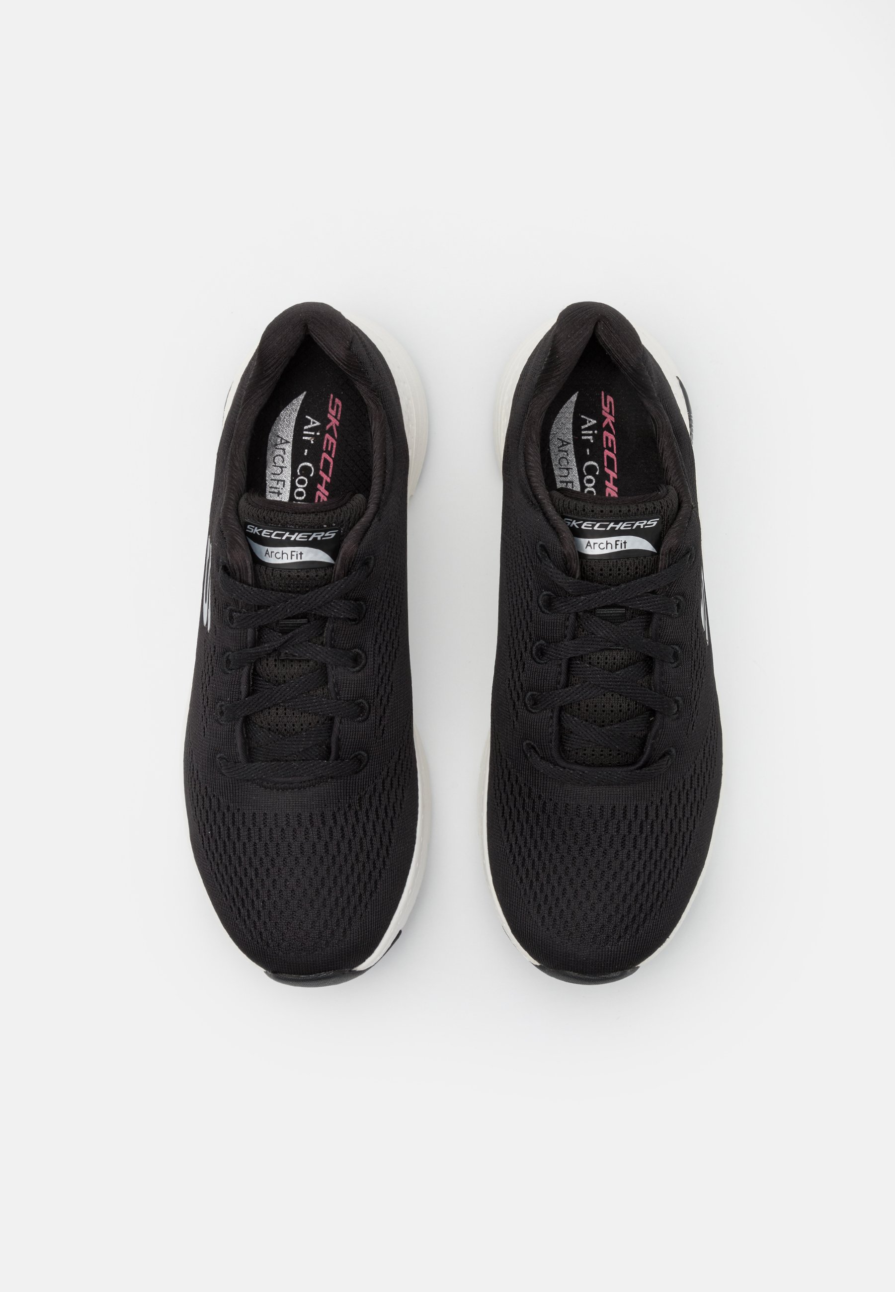 Skechers Sport ARCH FIT - Sneakers laag - black/white/Zwart - Zalando.nl