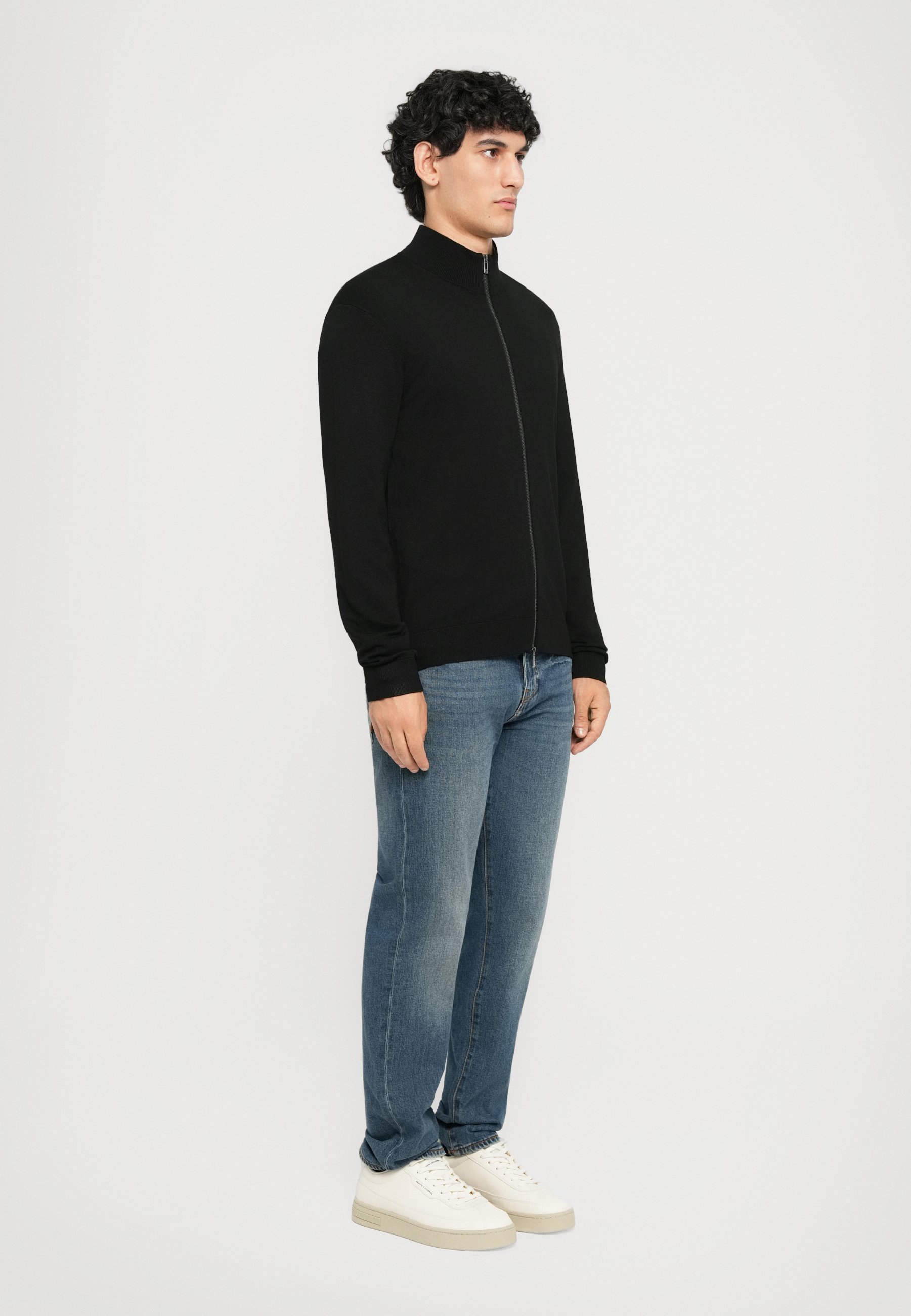 Armani Exchange CARDIGAN - Cardigan - black - Zalando.co.uk