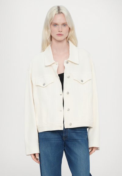 Mother THE LASSO SNEAK - Široke kavbojke - dark blue denim