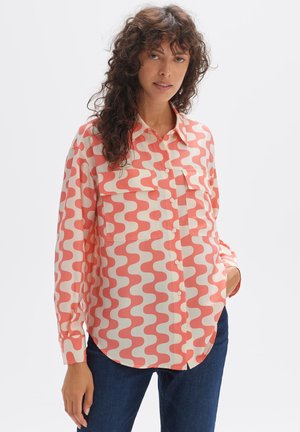 LANGARM FRIDAMI - Button-down blouse - watermelon