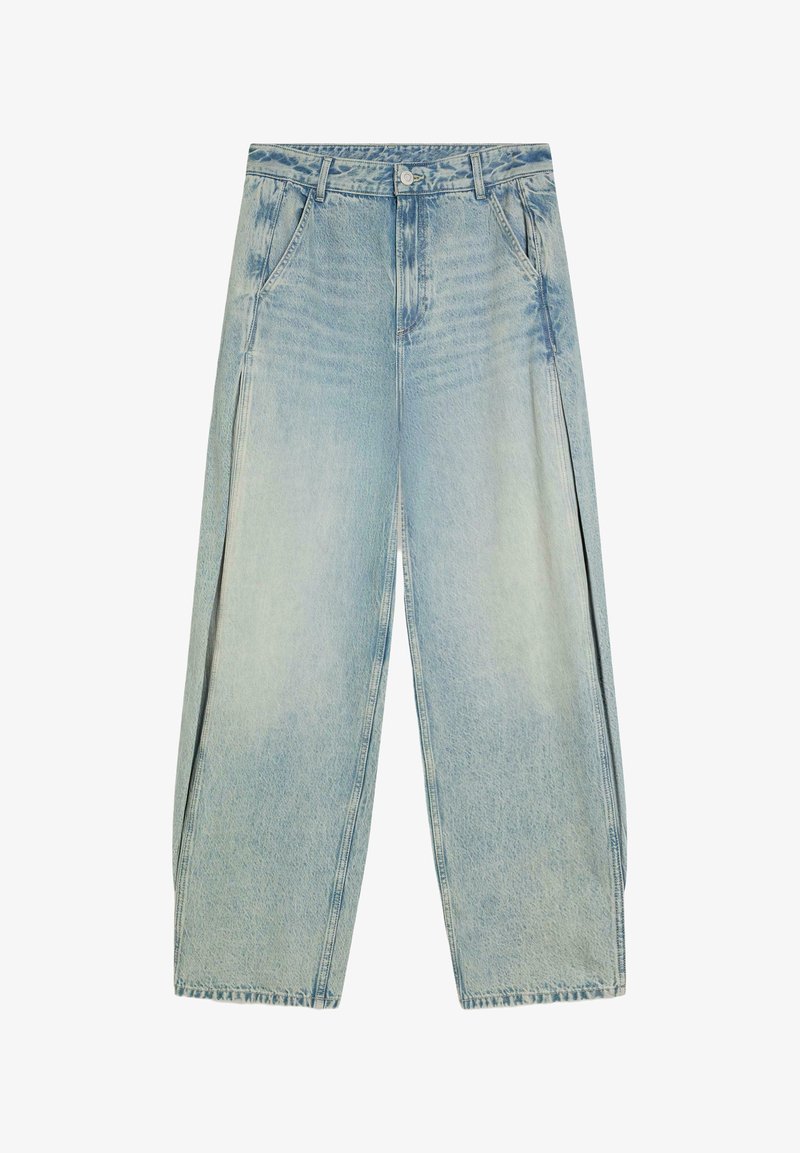 Bershka BARREL JEANS 01310231 - Relaxed fit jeans - light blue - Zalando