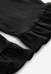 Next REGULAR FIT - TEXTURED FRILL HEM WIDE - Bukser - charcoal grey