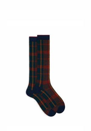 LUNGHE FANTASIA TARTAN - Calzettoni - blue