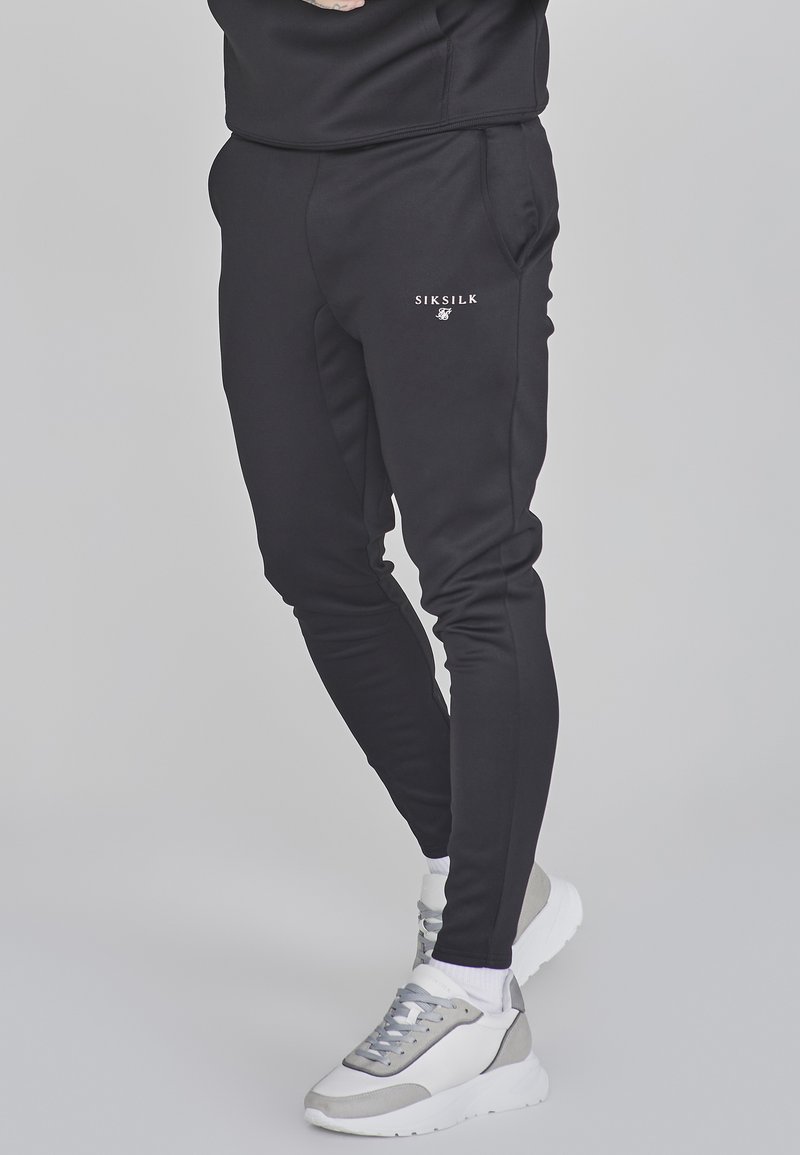 SIKSILK ESSENTIALS  JOGGERS - Pantaloni sportivi - black