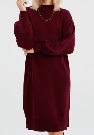 WE Fashion Robe pull - bordeaux