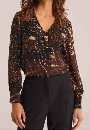 Blouse - dark brown