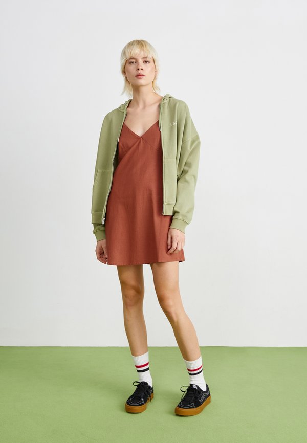 SANTORINI SLIP DRESS - Day dress - russet3