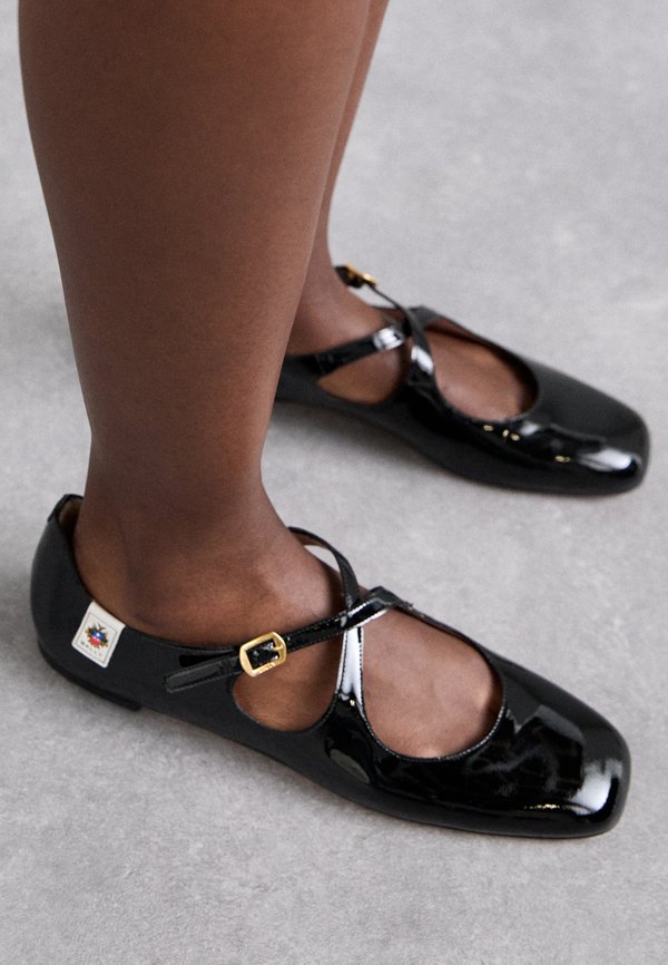 BAUNTY - Ankle strap ballet pumps2