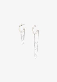 AllSaints BOLT SWAG HOOP ASYMMETRICAL SET - Örhänge - silver ...