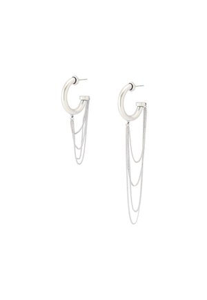BOLT SWAG HOOP ASYMMETRICAL SET - Pendientes - silver