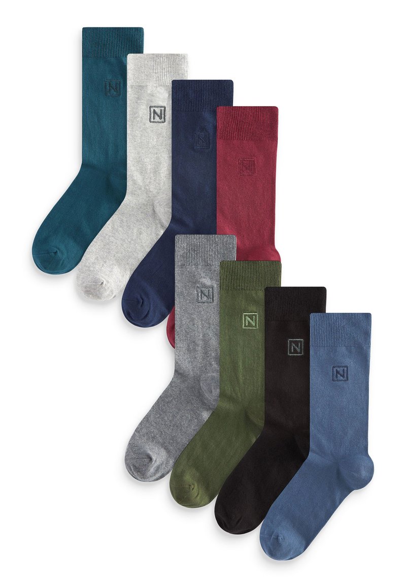 Next MARL EIGHT PACK - Calze - blue grey green red