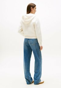 Tommy Hilfiger Zip-up sweatshirt - ivory silk