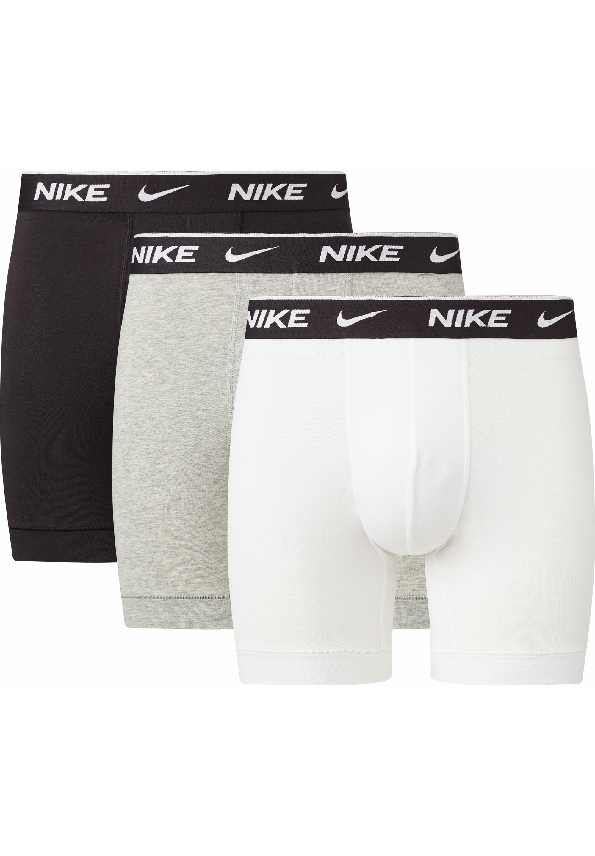 Nike Underwear BRIEF PACK Trunks white/grey heather/black