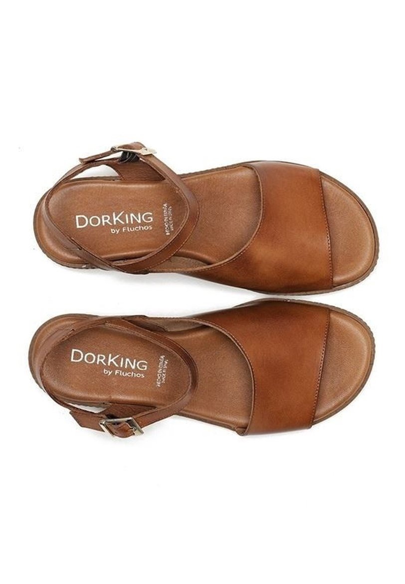 Dorking ESPE Sandalias con plataforma color cuerocamel Dorking ESPE Sandalias con plataforma color cuerocamel