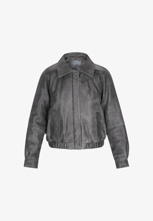 DreiMaster Veste en cuir - grey