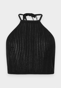 JXZOELLA HALTERNECK - Top - black