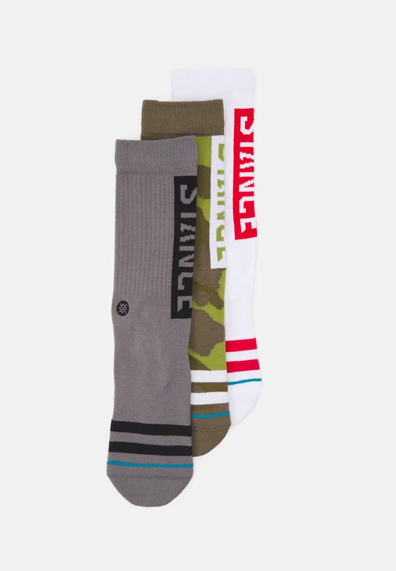Stance THE 3 PACK - Kojinės - khaki