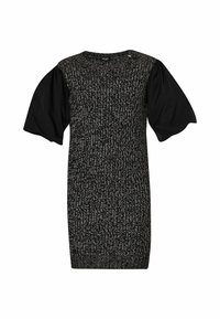 LIU JO Stickad klänning - black