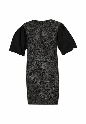 LIU JO Abito in maglia - black