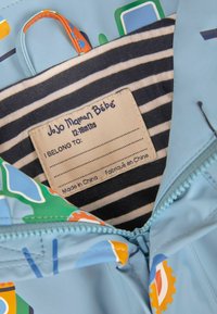 JoJo Maman Bébé TRANSPORT PRINT - Ūdensnecaurlaidīga jaka - blue