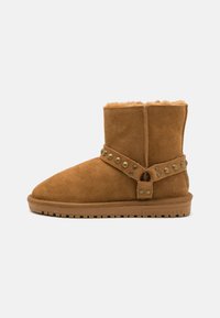 DISS BIKER - Botines - cognac brown