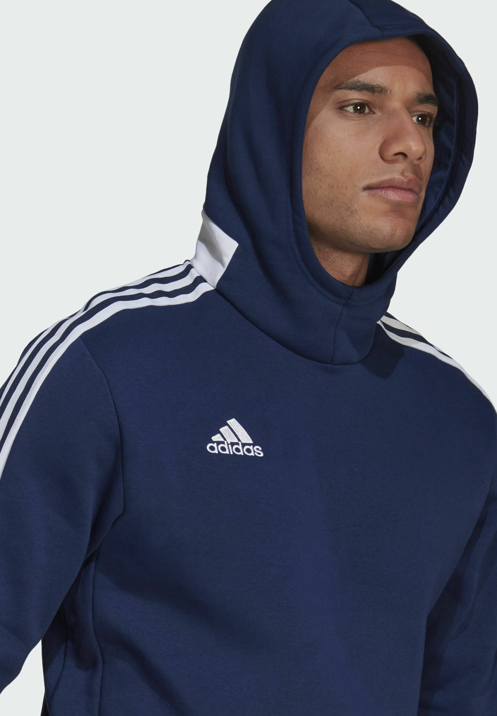 adidas blue version hoodie