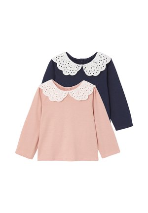 Long sleeved top - pudrig rosa