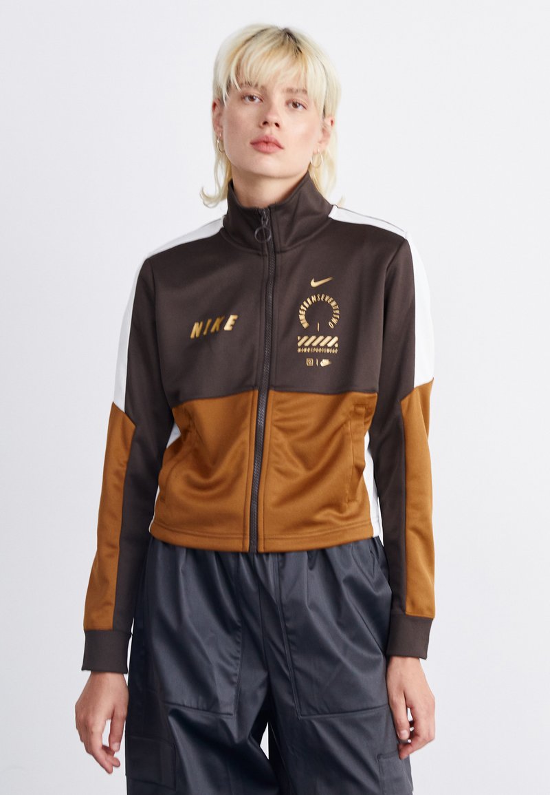 Nike Sportswear Tréning dzseki - brown/light british tan/sail