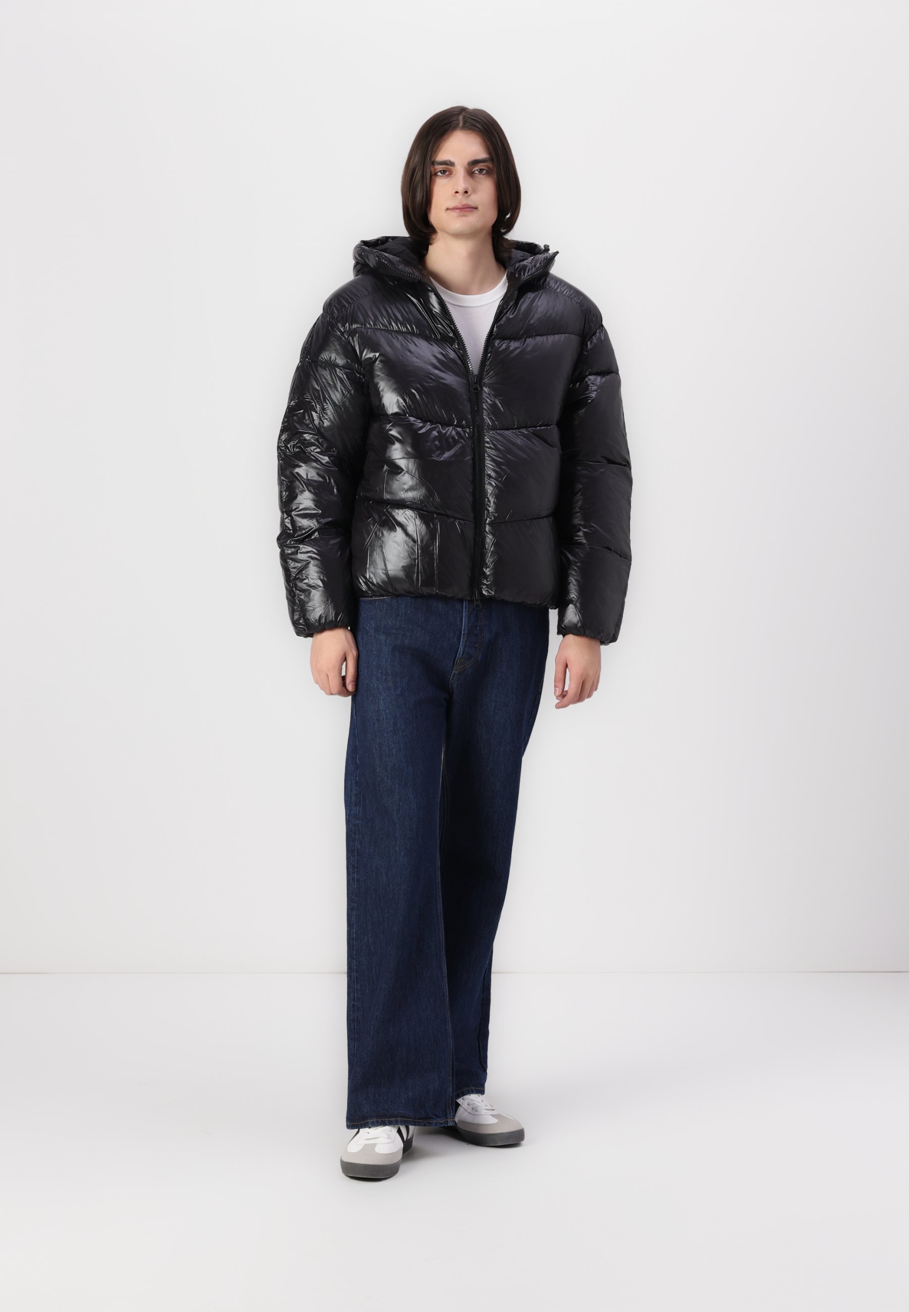 Jack & Jones JCOREFLEX PUFFER JACKET - Winter jacket - black - Zalando
