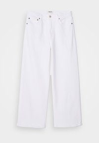 HARPER CROP - Wide leg - sour cream