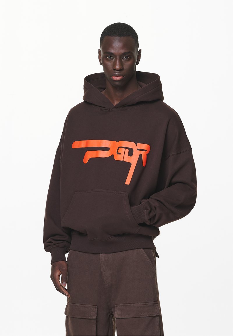 Pegador OVERSIZED HOODIE - Felpa con cappuccio - washed oak brown