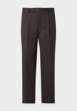 Tommy Hilfiger, NY SMALL PATTERN DRESS PANTS - Anzughose - chocolate