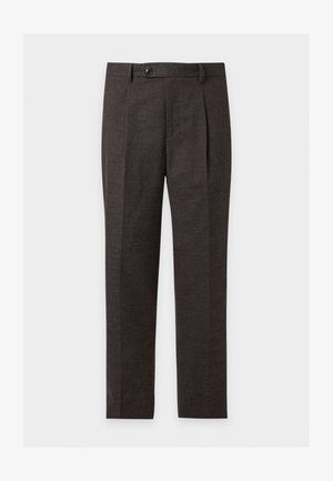 Tommy Hilfiger, NY SMALL PATTERN DRESS PANTS - Anzughose - chocolate
