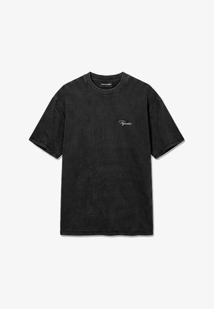 Pegador, SIGNAR OVERSIZED WAFFLE TEE - T-shirt basique - vintage black