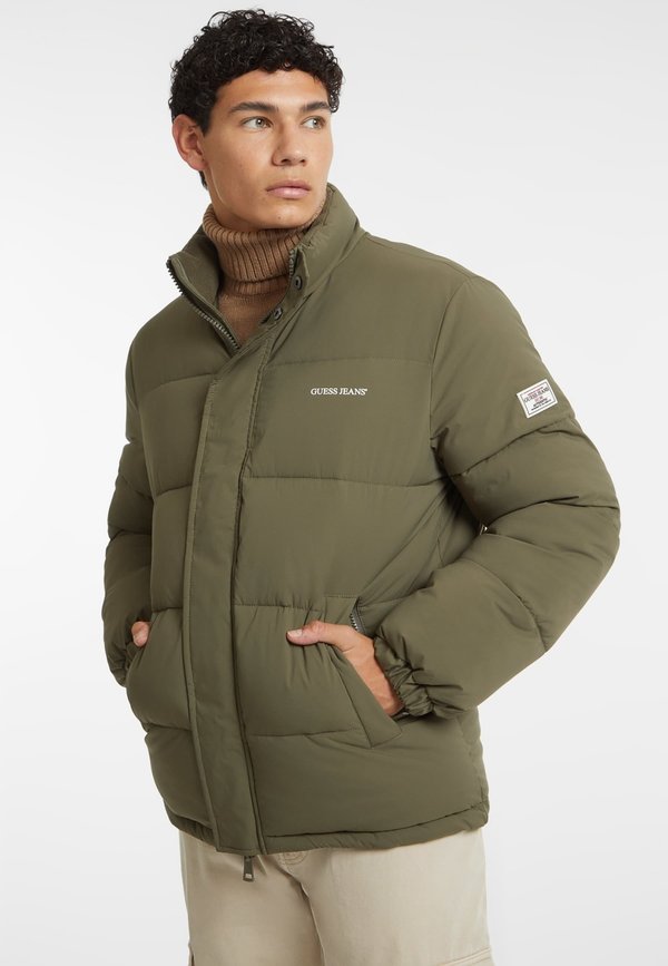 LENGHT PUFFER JACKET - Winter jacket - vert olive2