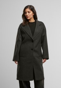 Urban Classics LONG - Klasisks mētelis - anthracite melange