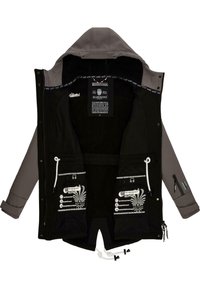 Marikoo ZIMTZICKE - Parka - black grey