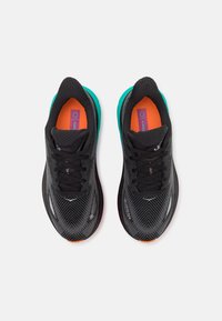 HOKA CLIFTON 9 GTX - Chaussures de running sur route - black/electric aqua