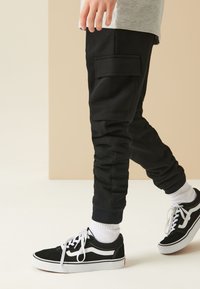 Next - JOGGERS 3-16YRS - Cargobroek - black Miniatuurafbeelding 1