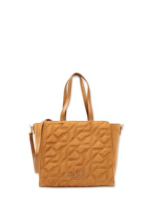 SHOULDER - Handtas - cognac