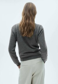 Mango Maglione - mottled dark grey