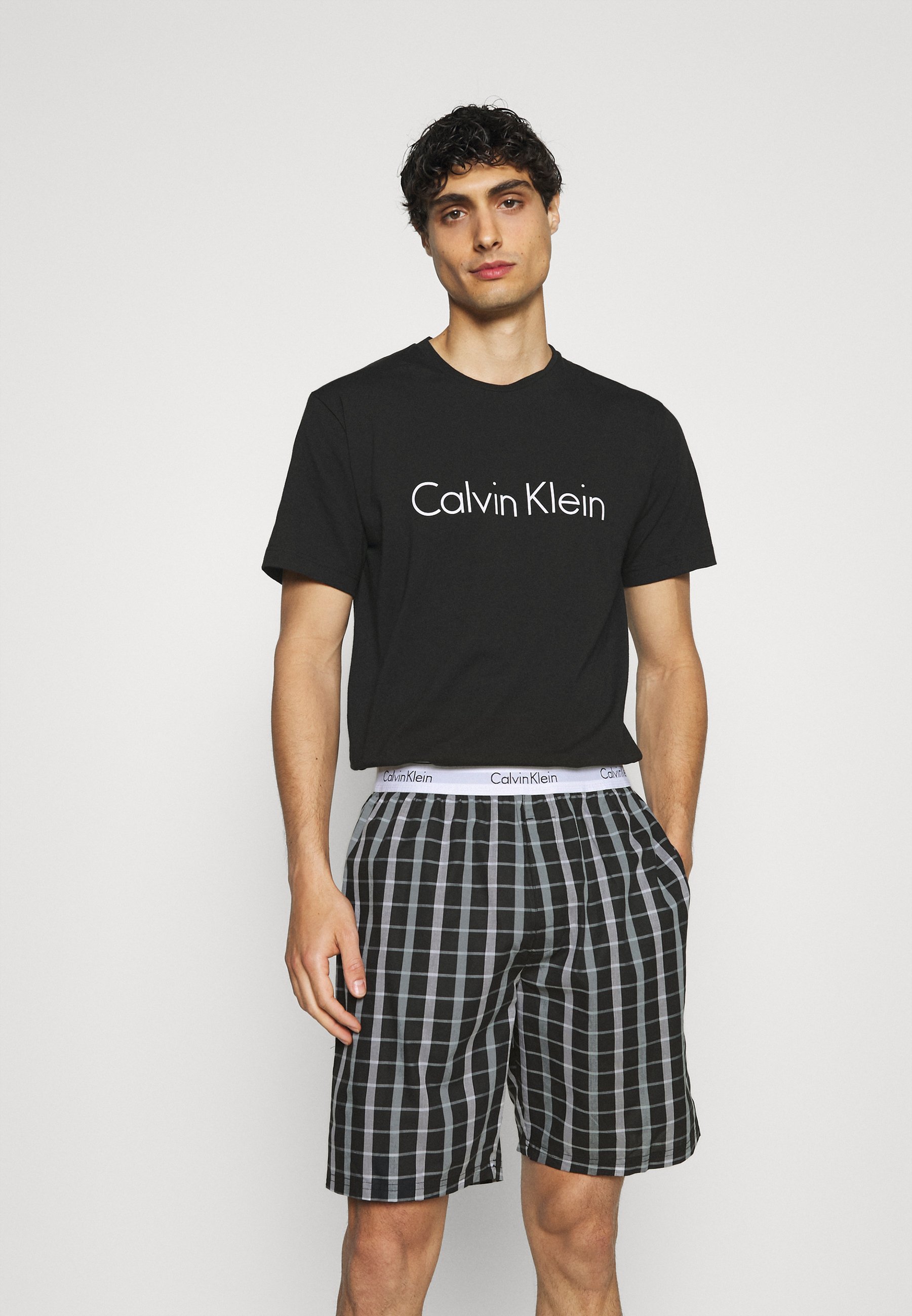 Calvin Klein Underwear SHORT SET - Nachtwäsche Set - black/schwarz - Zalando .de