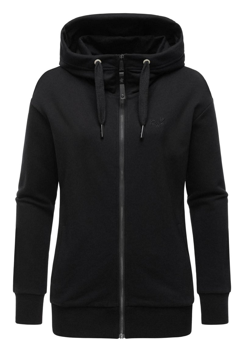 Ragwear YODIS - Užtrauktuku užsegamas treningas - black