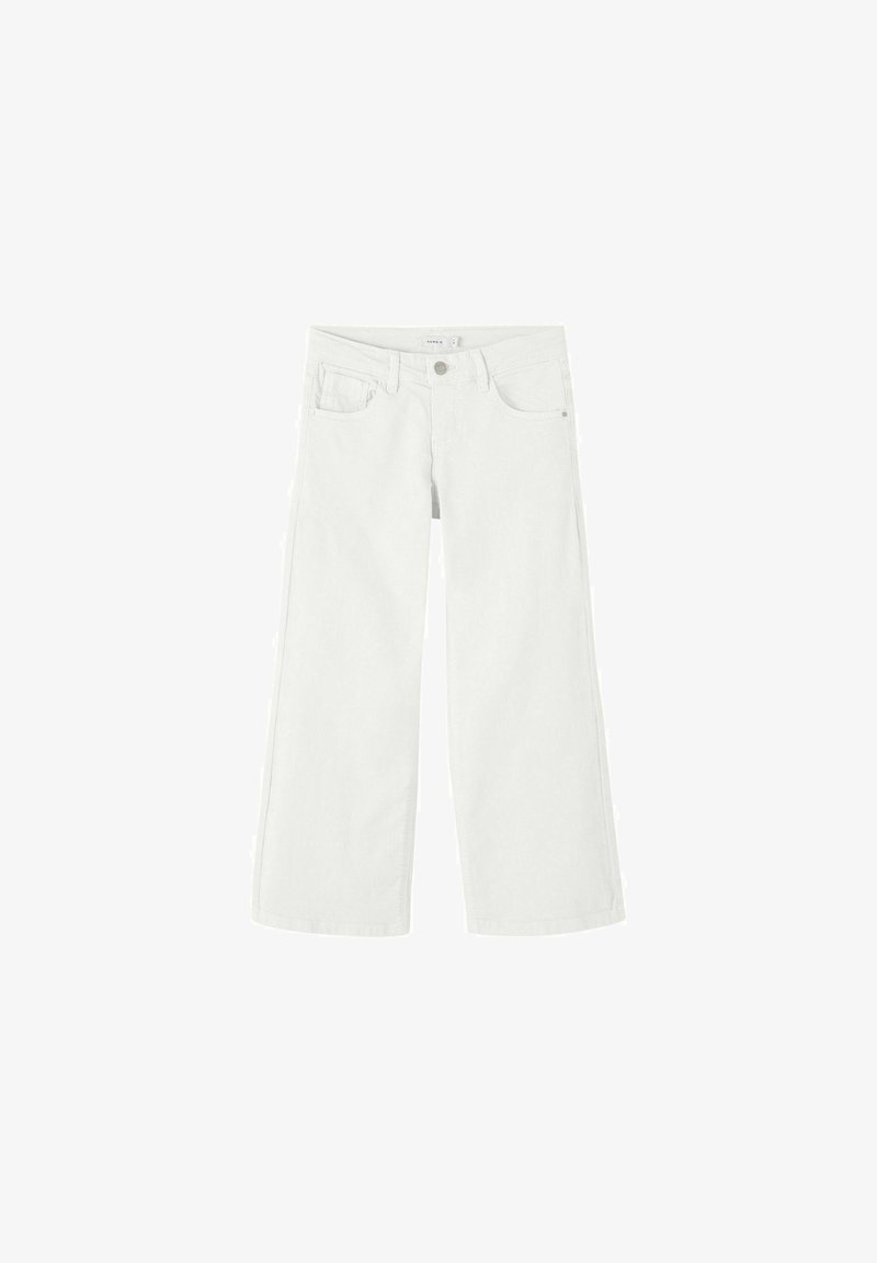 Name it NKFROSE WIDE - Straight leg jeans - bianco